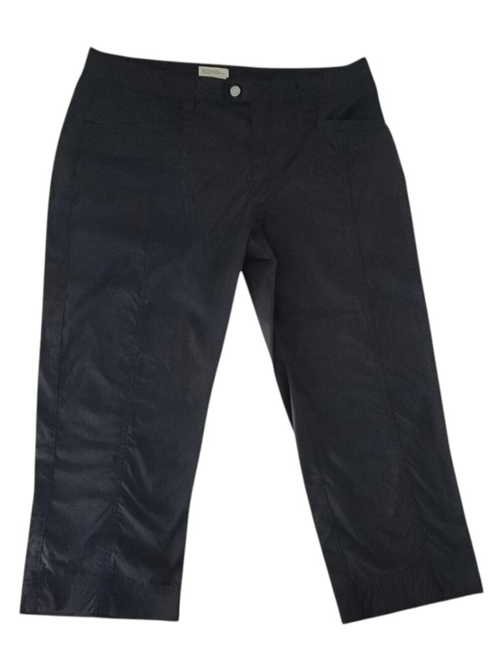 ROYAL ROBBINS Black Stretch Nylon Capri Pants size 12